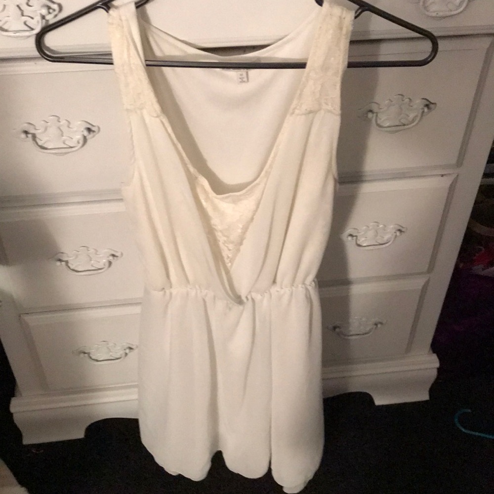 Cream dress!